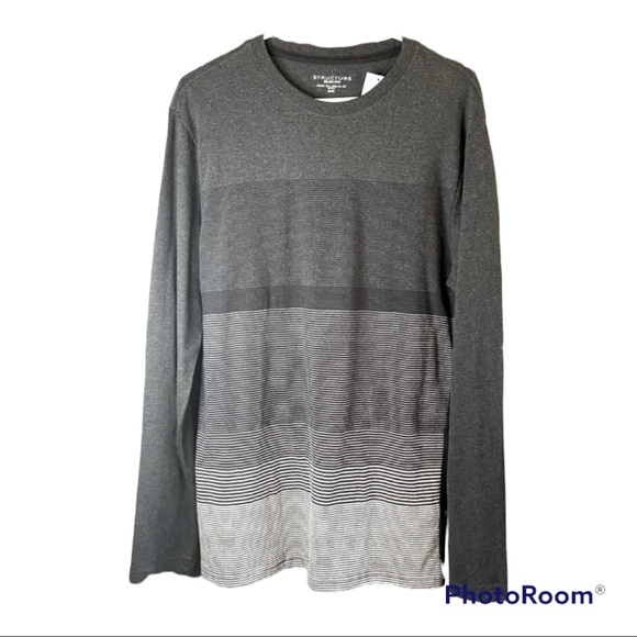 Structure Other - 🖤Charcoal long sleeve crew 🖤 3/$15